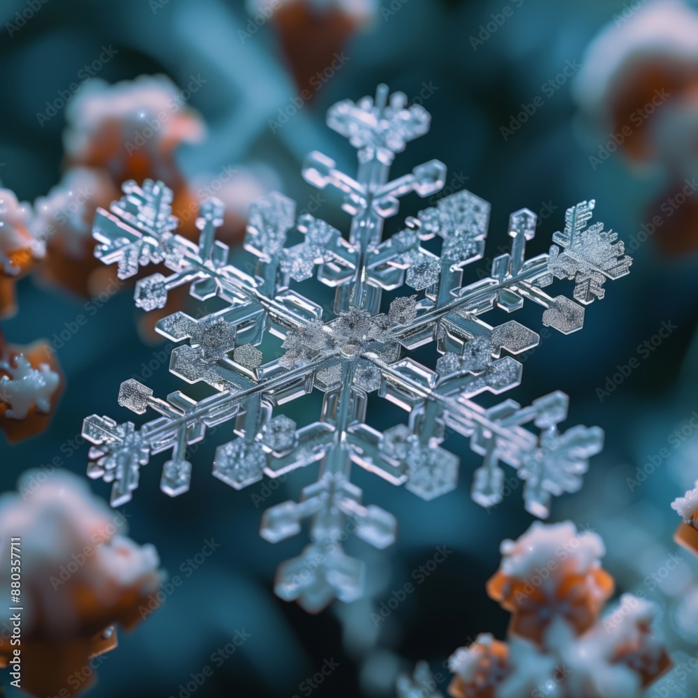 Cluster of Snowflakes- Zoom in on a cluster of snowflakes Cluster of Snowflakes- Zoom in on a cluster of snowflakes