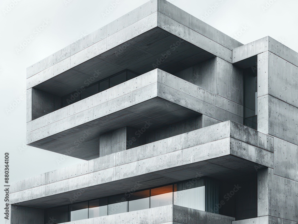 Obraz premium Modernist Concrete Architecture