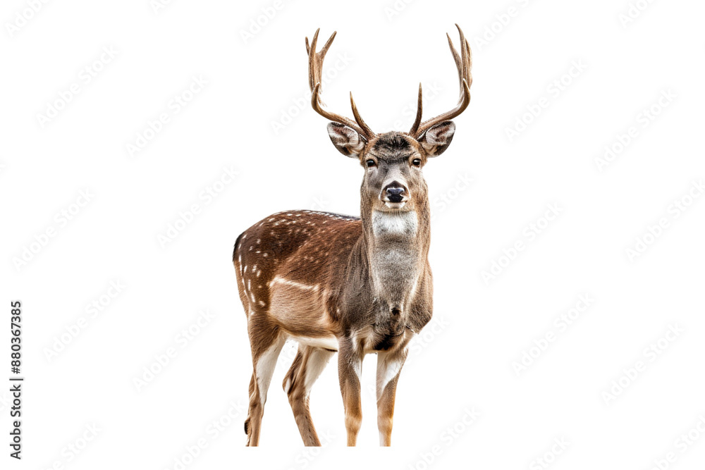 Buk deer isolated on transparent background Buk deer isolated on transparent background
