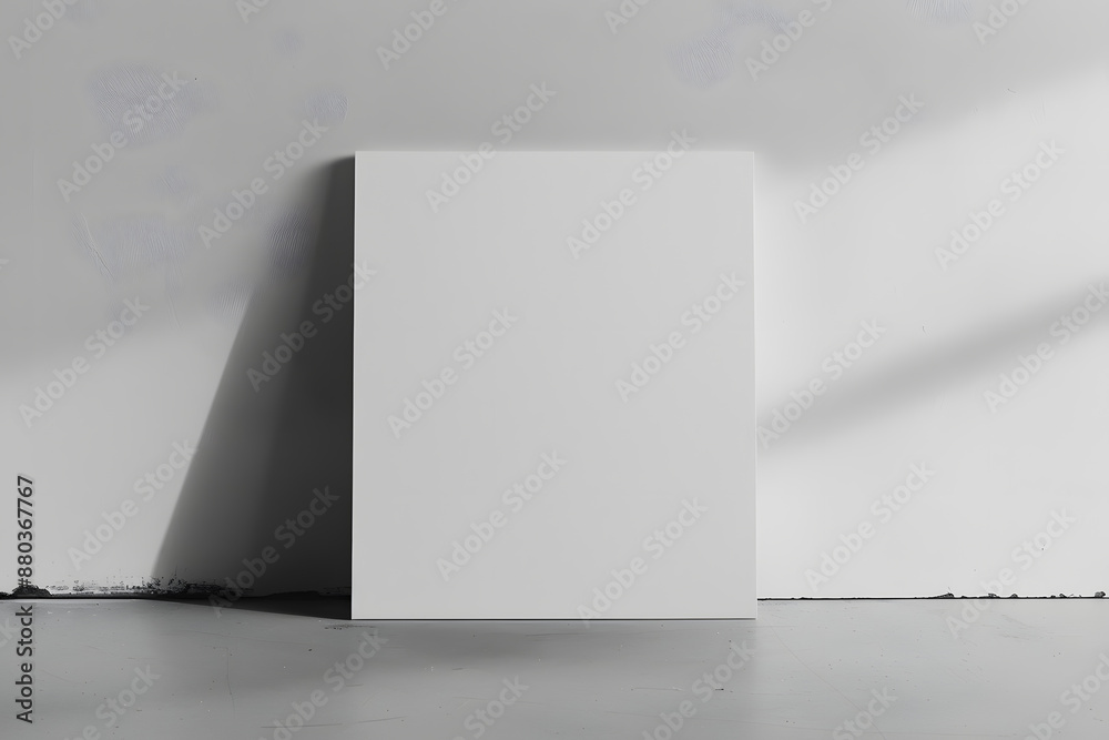 Blank white canva mockup Blank white canva mockup