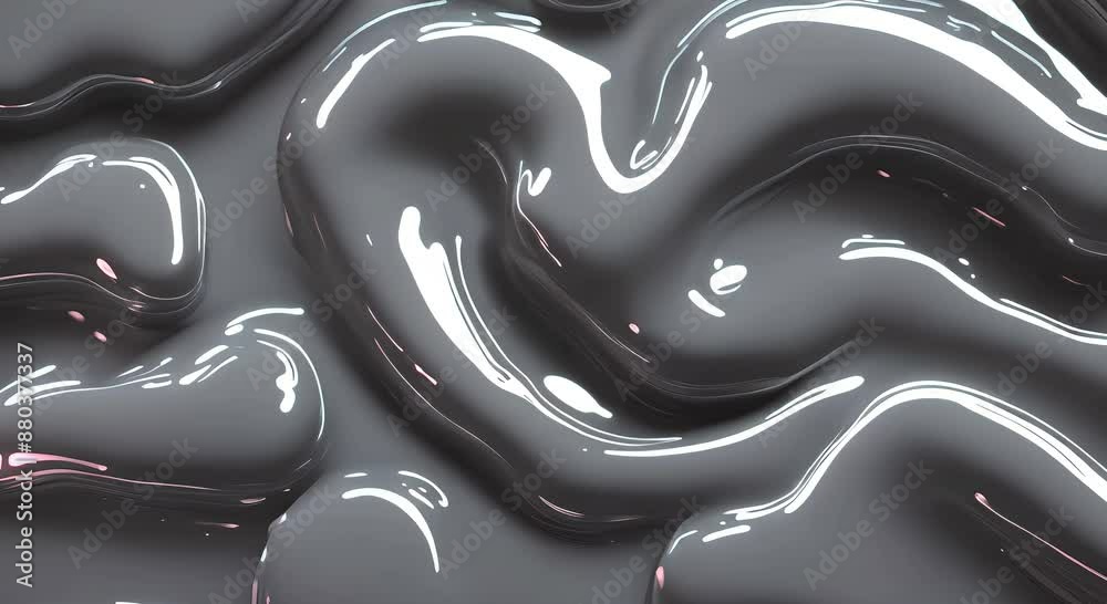 Viscous Grey Slime Animation background video Viscous Grey Slime Animation background video