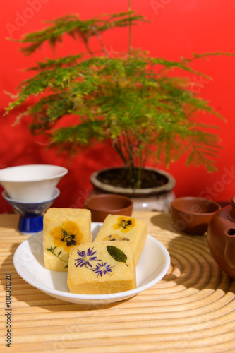 Wallpaper Mural Taiwan Pineapple Cake Pastry, Taiwanese Famous Sweet Delicious Dessert Food (Nastar Taiwan or Nastar Hongkong Torontodigital.ca