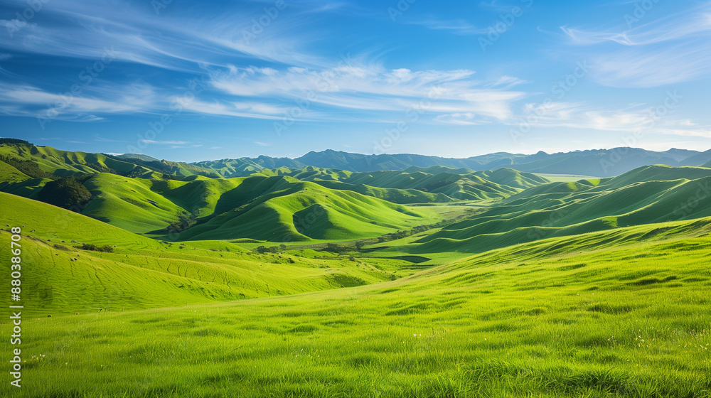 Lush green hills of New Zealand's South Island with rolling landscapes and scenic beauty. Lush green hills of New Zealand's South Island with rolling landscapes and scenic beauty.