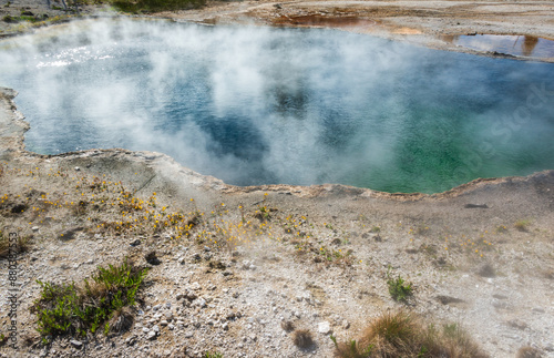 Black Pool, West Thumb Geyser Basin, Yellowstone Naitonal Park photo