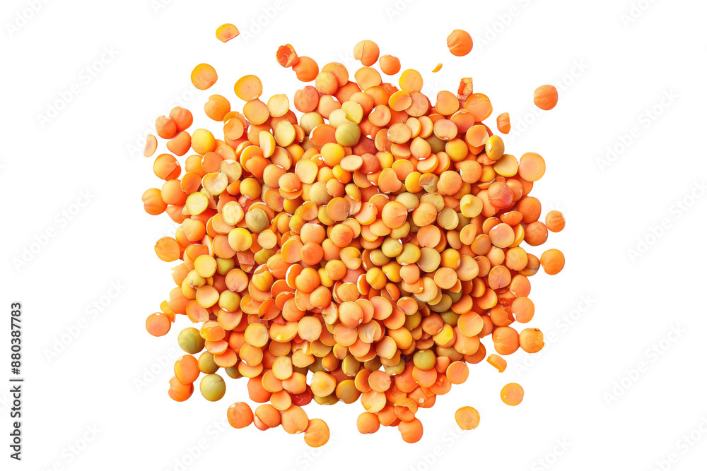 Lentils isolated on transparent background Lentils isolated on transparent background