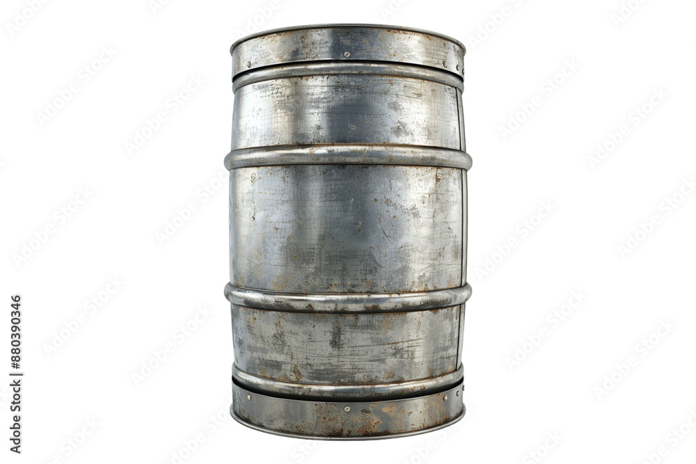 Metal barrel isolated on transparent background Metal barrel isolated on transparent background