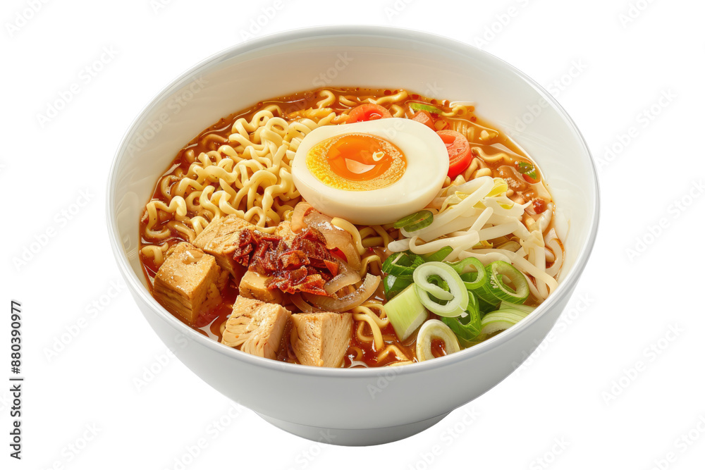 Noodle bowl isolated on transparent background Noodle bowl isolated on transparent background