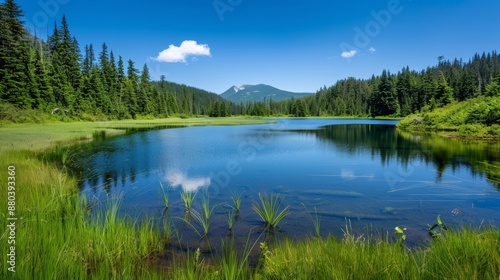 Scenic views of preserved natural habitats and protected wildlife sanctuaries, showcasing pristine forests