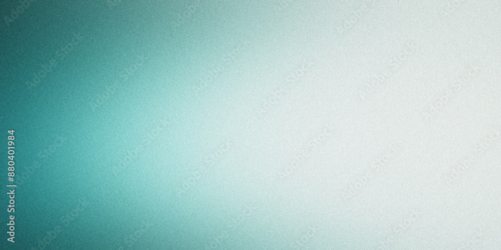 Turquoise grainy texture fading into white providing a background with copy space Turquoise grainy texture fading into white providing a background with copy space