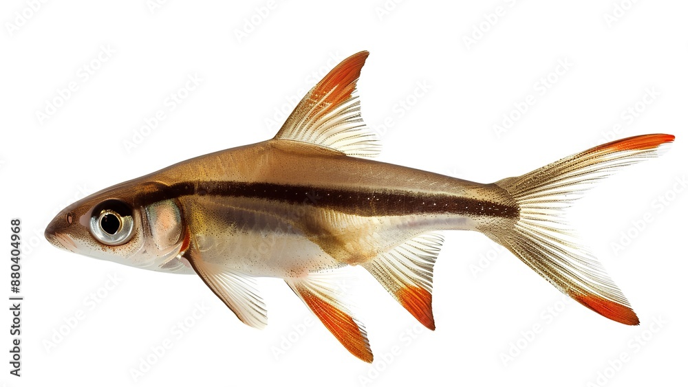 Fototapeta premium Roseline shark isolate on white background