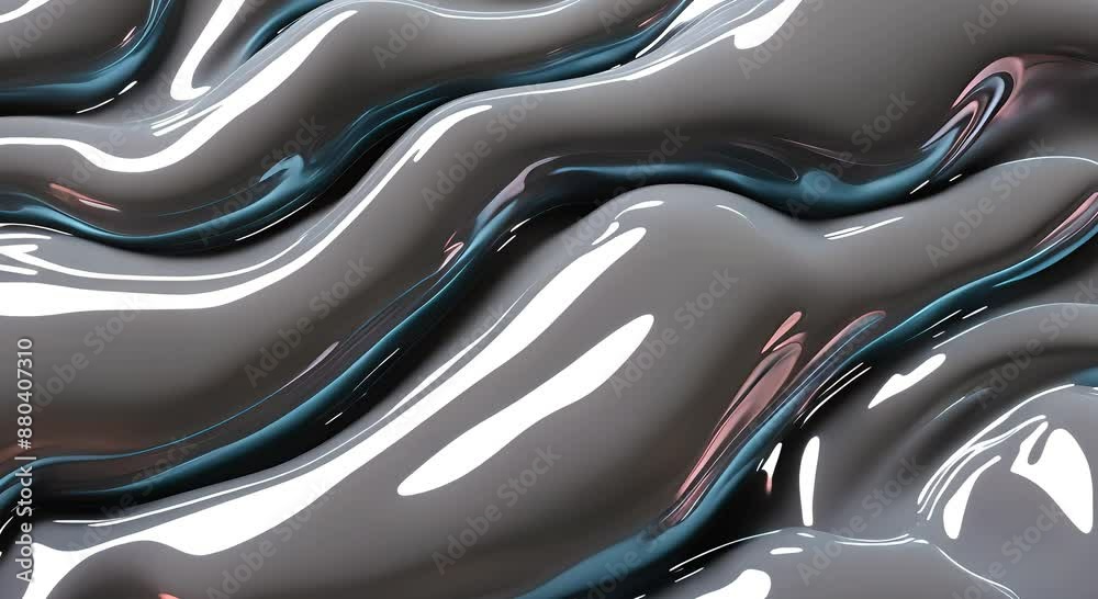 Iridescent Grey Slime Visuals background video Iridescent Grey Slime Visuals background video