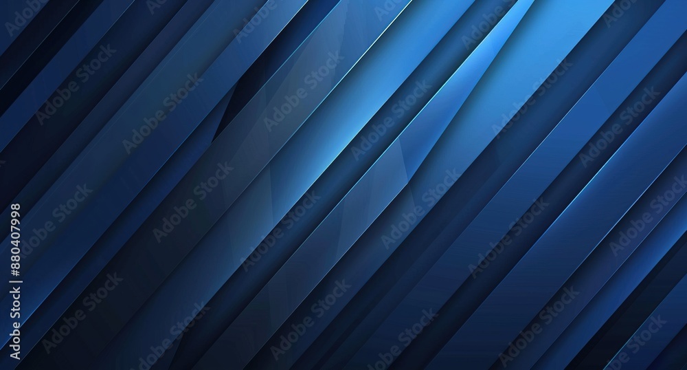 Obraz premium Abstract Blue Geometric Background