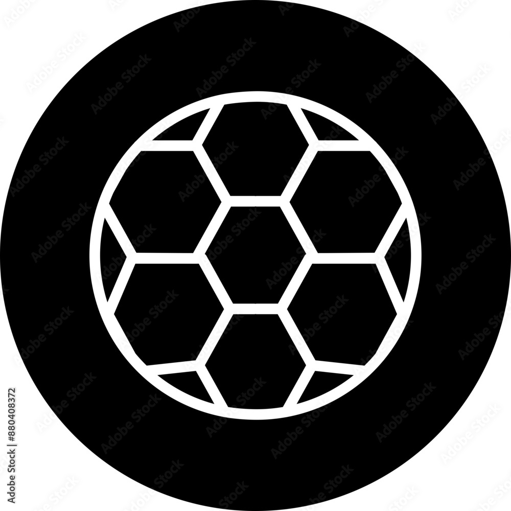 Fototapeta premium Sport Vector Line White Circle Black