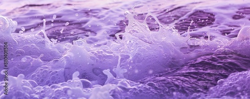 Purple sea foam background Generative Ai