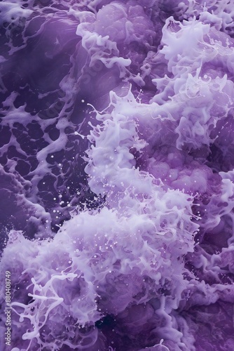 Purple sea foam background Generative Ai