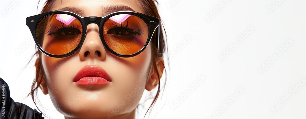 Beauty Korean rockstar woman at a spa, isolated on a white background, designed for advertising, Beauty Korean rockstar woman at a spa, isolated on a white background, designed for advertising,