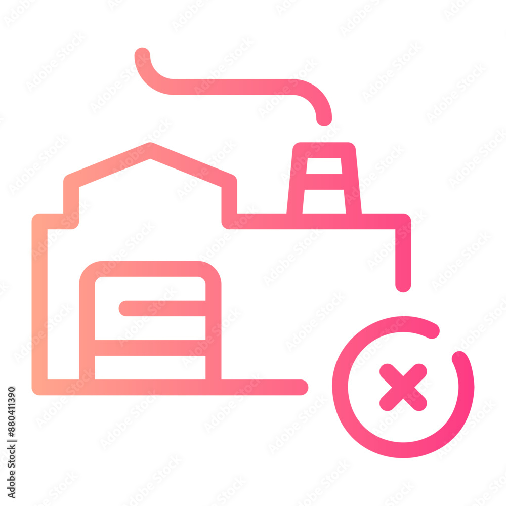 closure gradient icon closure gradient icon