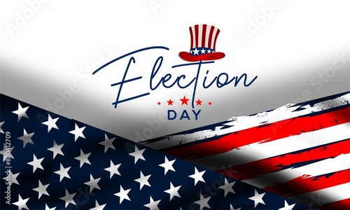 election day in united states. illustration vector photo