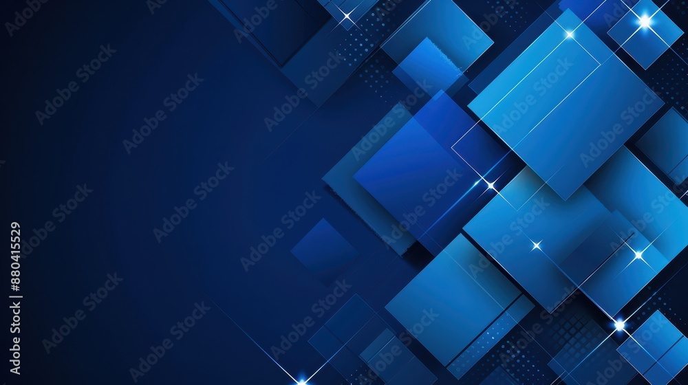 Abstract geometric blue shapes with modern design art. Abstract geometric blue shapes with modern design art.