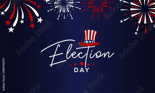 election day in united states. illustration vector photo