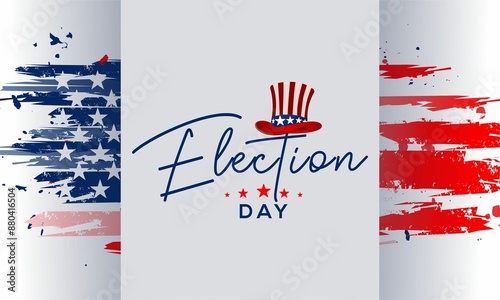 election day in united states. illustration vector photo