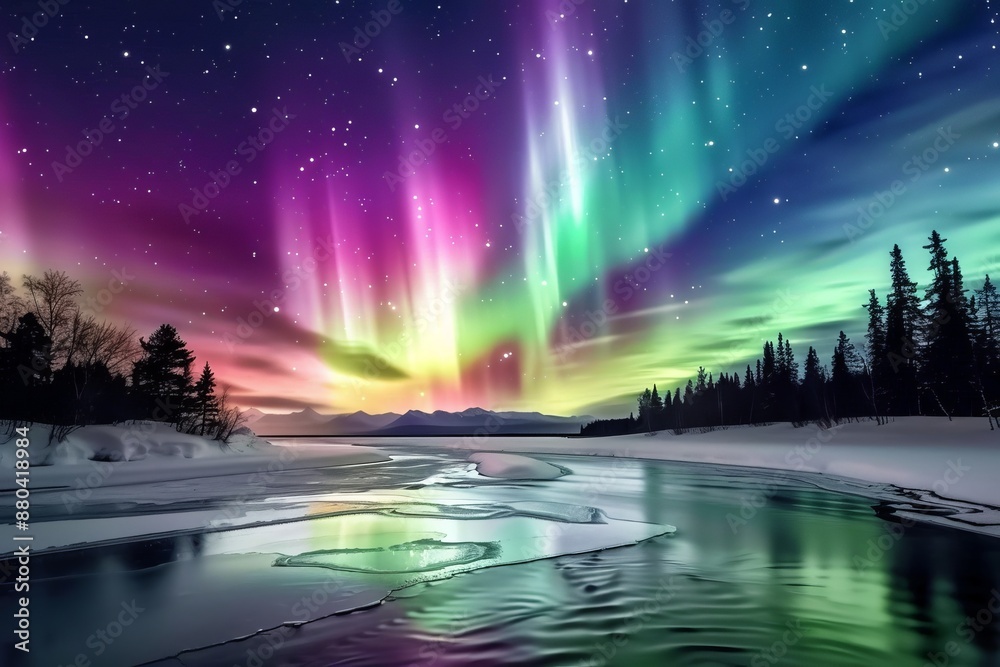 The vast sky and beautiful atmosphere. Generative AI The vast sky and beautiful atmosphere. Generative AI