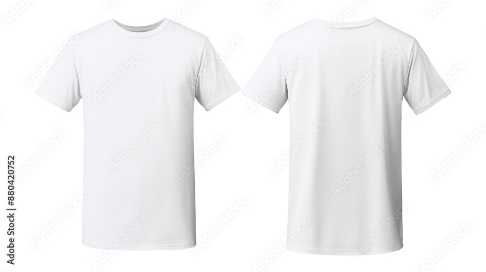 set of color view t-shirt isolated on white. set of color view t-shirt isolated on white.