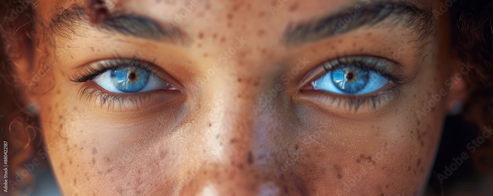 A person with a hopeful expression, their eyes filled with optimism and a belief in a brighter future.