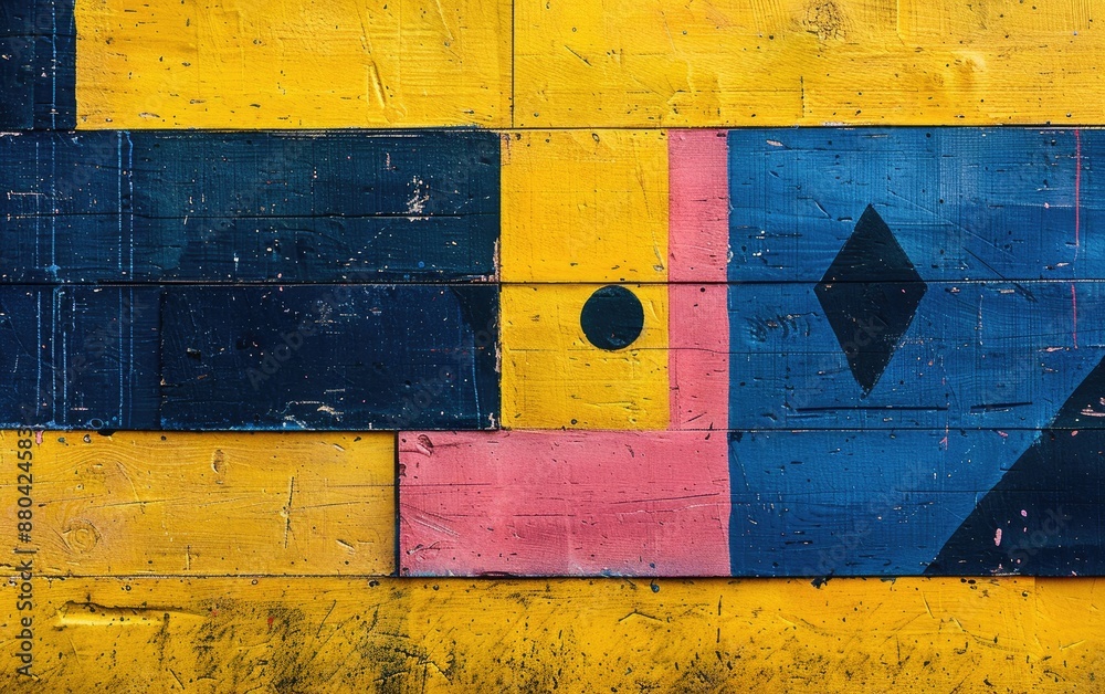 Naklejka premium graffiti on the wall