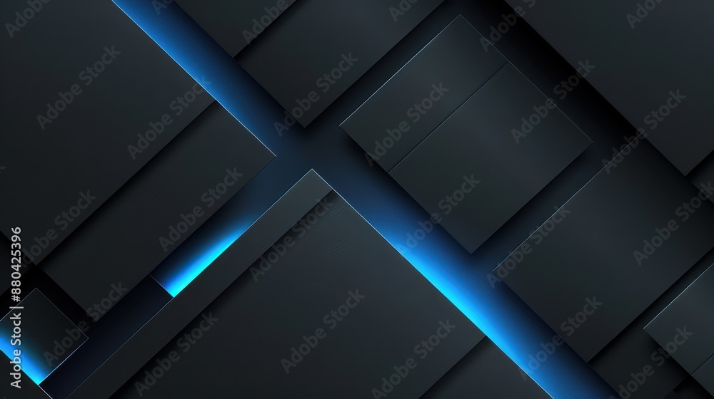 Geometric modern abstract design with blue highlights. Geometric modern abstract design with blue highlights.