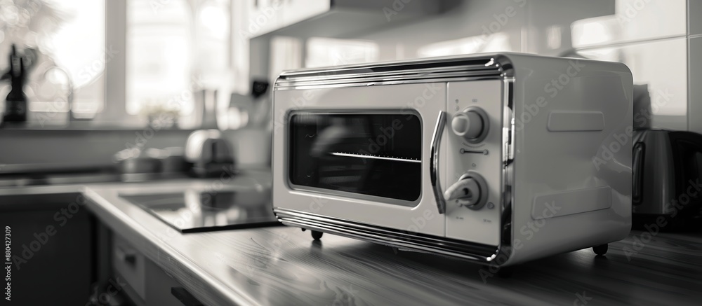 Retro White Oven in a Modern Kitchen Retro White Oven in a Modern Kitchen