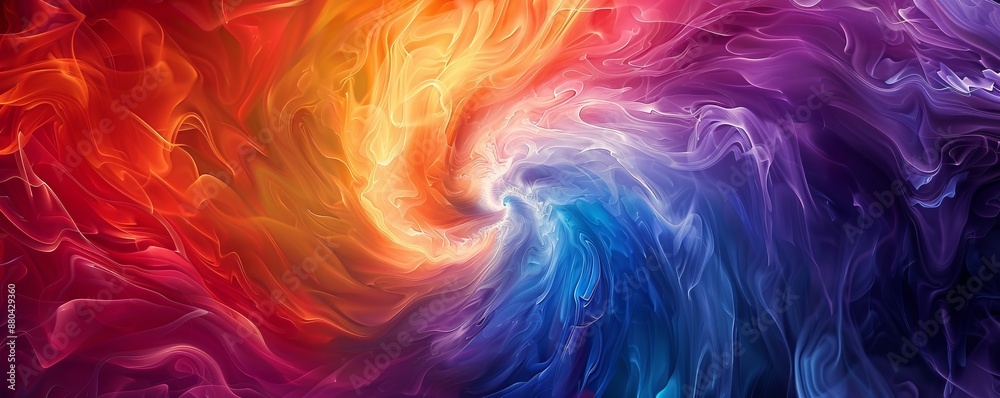 A swirl of vibrant colors blending together, creating a mesmerizing pattern. A swirl of vibrant colors blending together, creating a mesmerizing pattern.