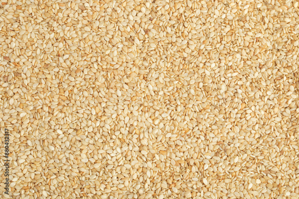 Sesame seeds as a background. Top view. Flat lay Sesame seeds as a background. Top view. Flat lay