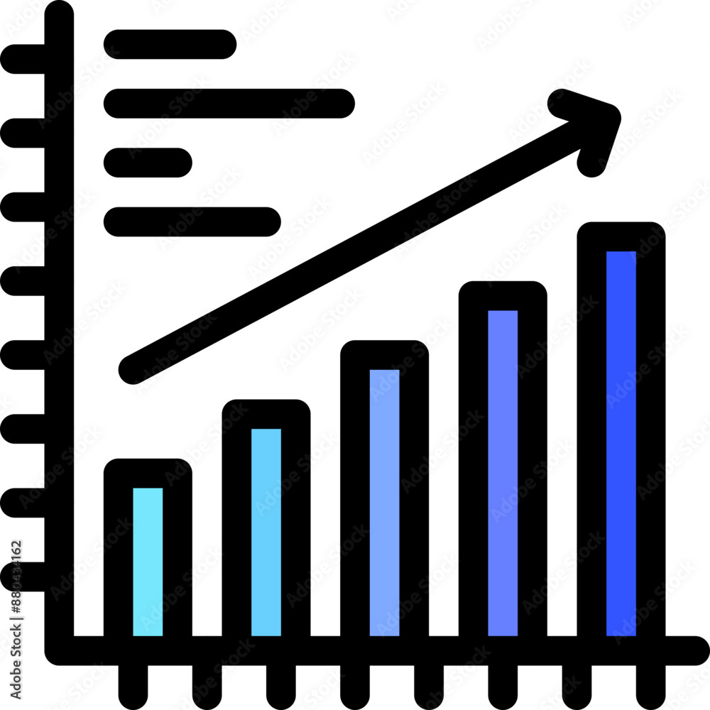 graph, bar chart, analytics, business graph, increase Icon graph, bar chart, analytics, business graph, increase Icon