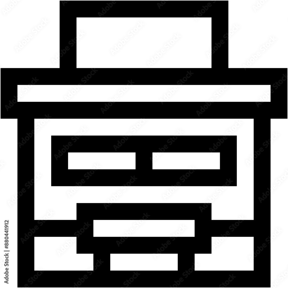 Vector Icon Bus, passenger, station, bus stop, street Vector Icon Bus, passenger, station, bus stop, street
