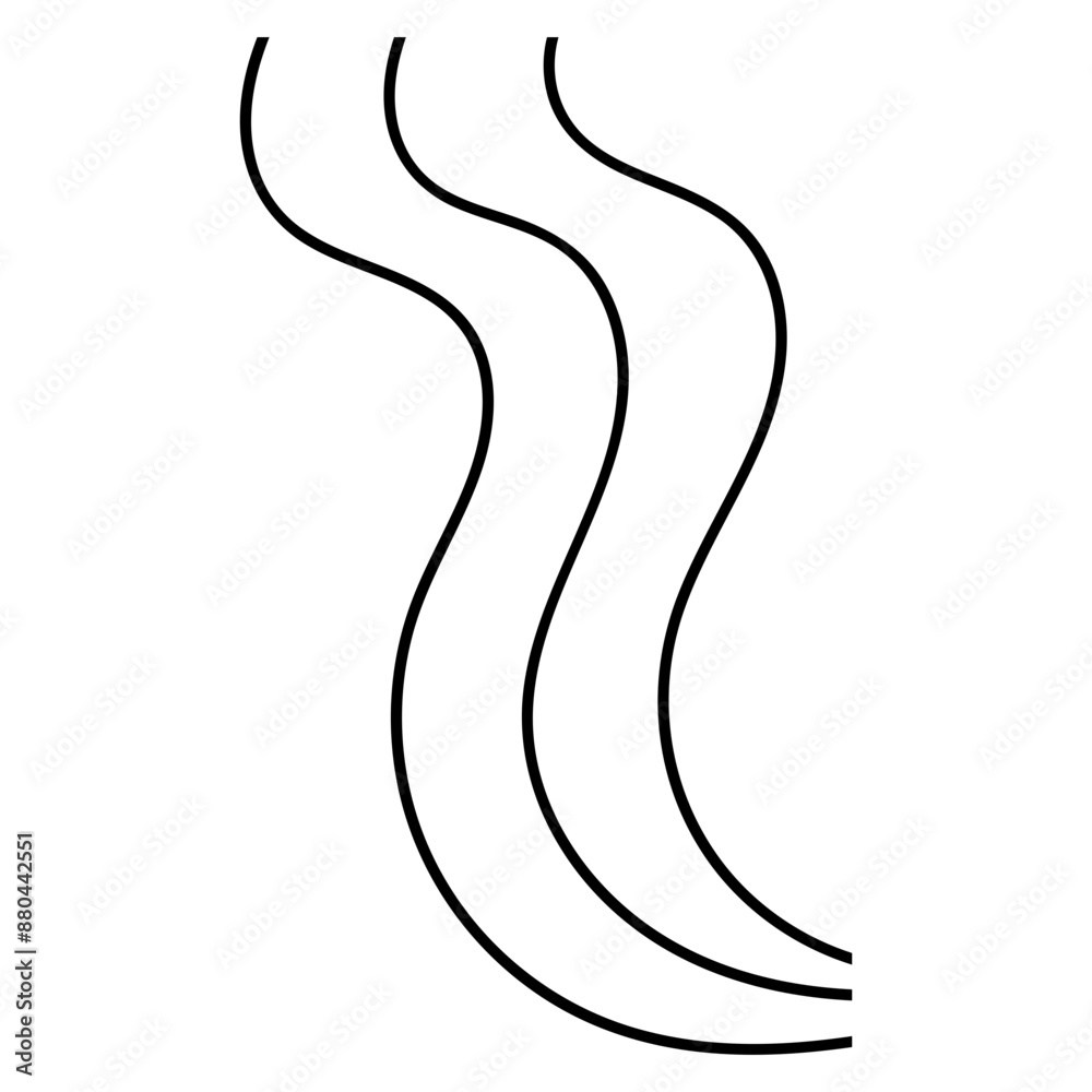 Line Wave Corner Shape Line Wave Corner Shape
