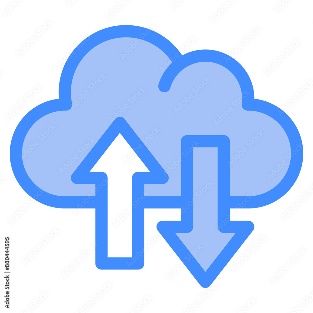 data transfer, cloud, Cloud Service, networking, information technology Icon data transfer, cloud, Cloud Service, networking, information technology Icon