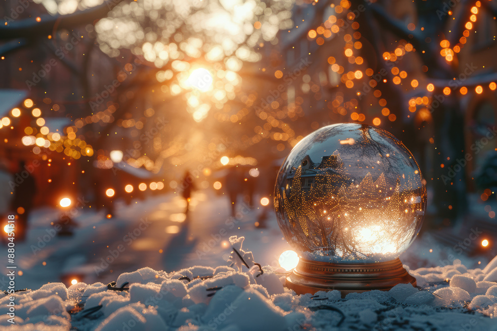Enchanting Christmas Snow Globe