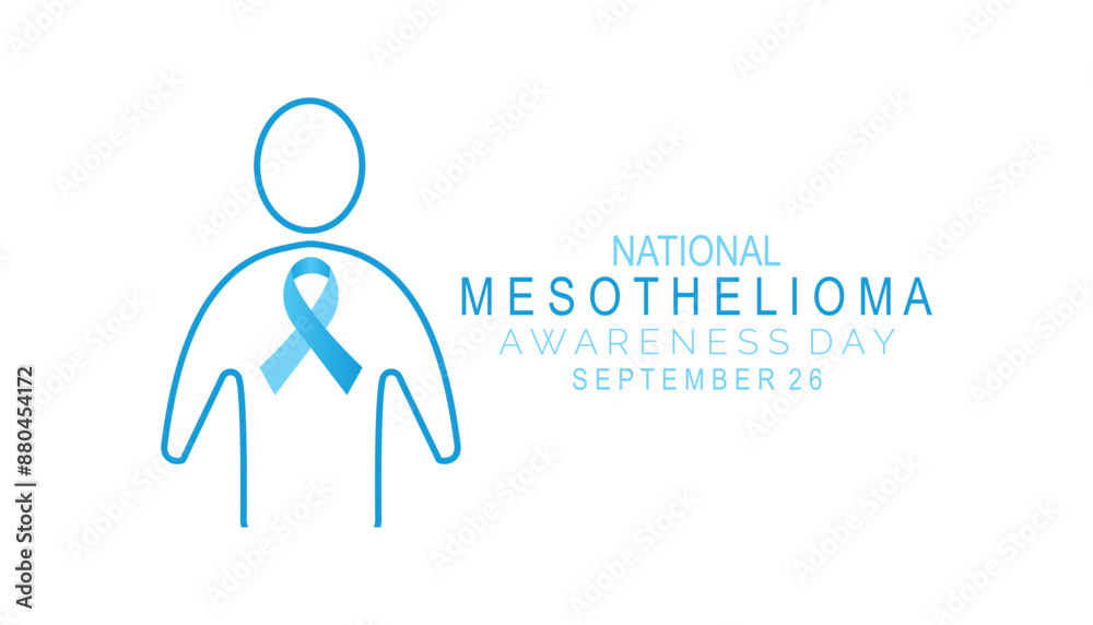 mesothelioma awareness day is observed every year on September. banner design template Vector illustration background design. mesothelioma awareness day is observed every year on September. banner design template Vector illustration background design.