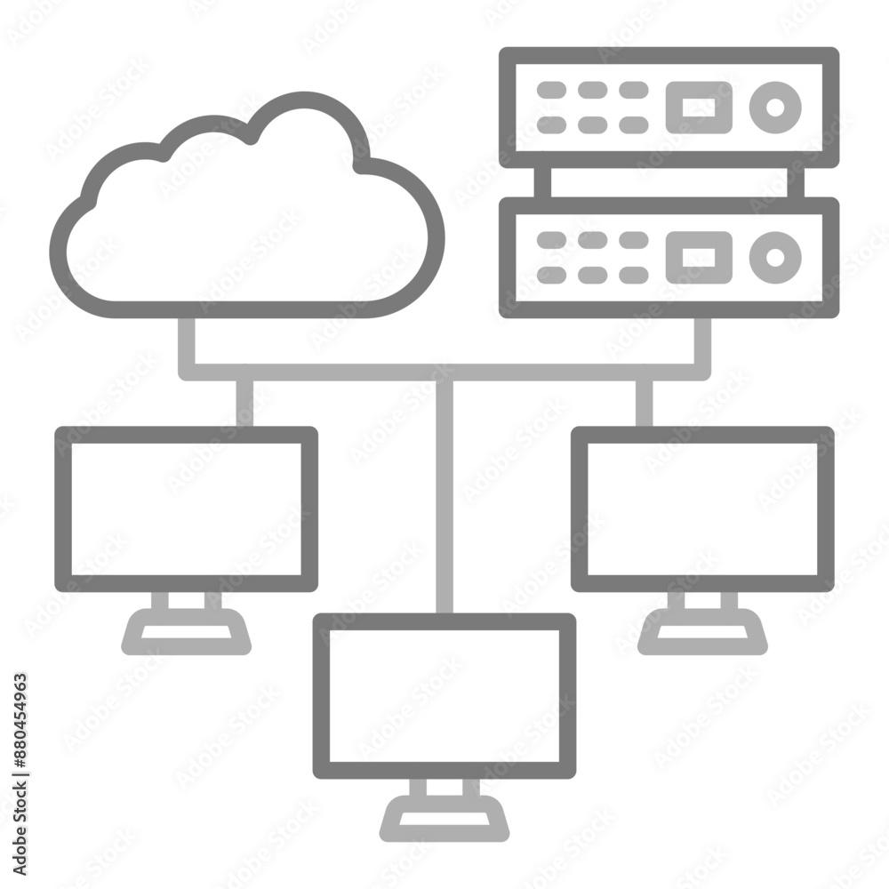 Edge Computing Icon Edge Computing Icon