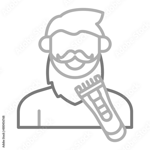 Beard trimming Icon