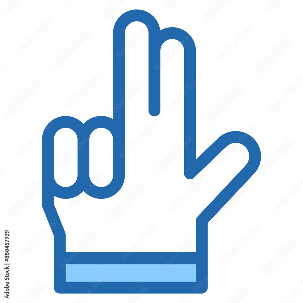 Vector Icon two, hand, hands and gestures, gestures, sign Vector Icon two, hand, hands and gestures, gestures, sign