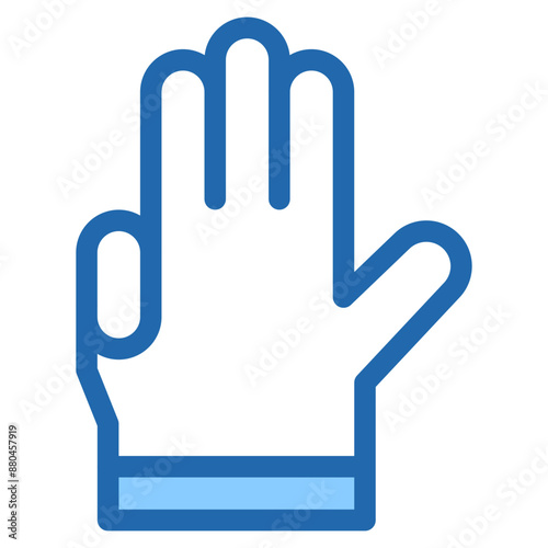 Vector Icon three, hand, hands and gestures, gestures, sign