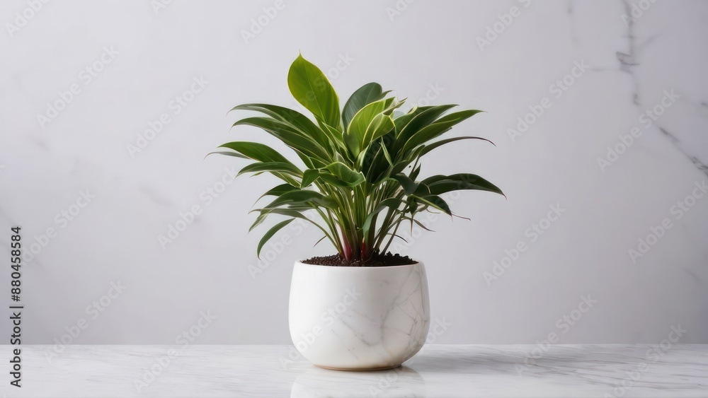a plant that is sitting in a white vase a plant that is sitting in a white vase