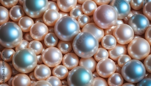 Creamy, opalescent pearl background with a refined, high-quality finish