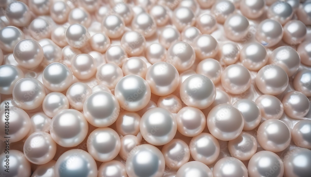 Creamy, opalescent pearl background with a refined, high-quality finish