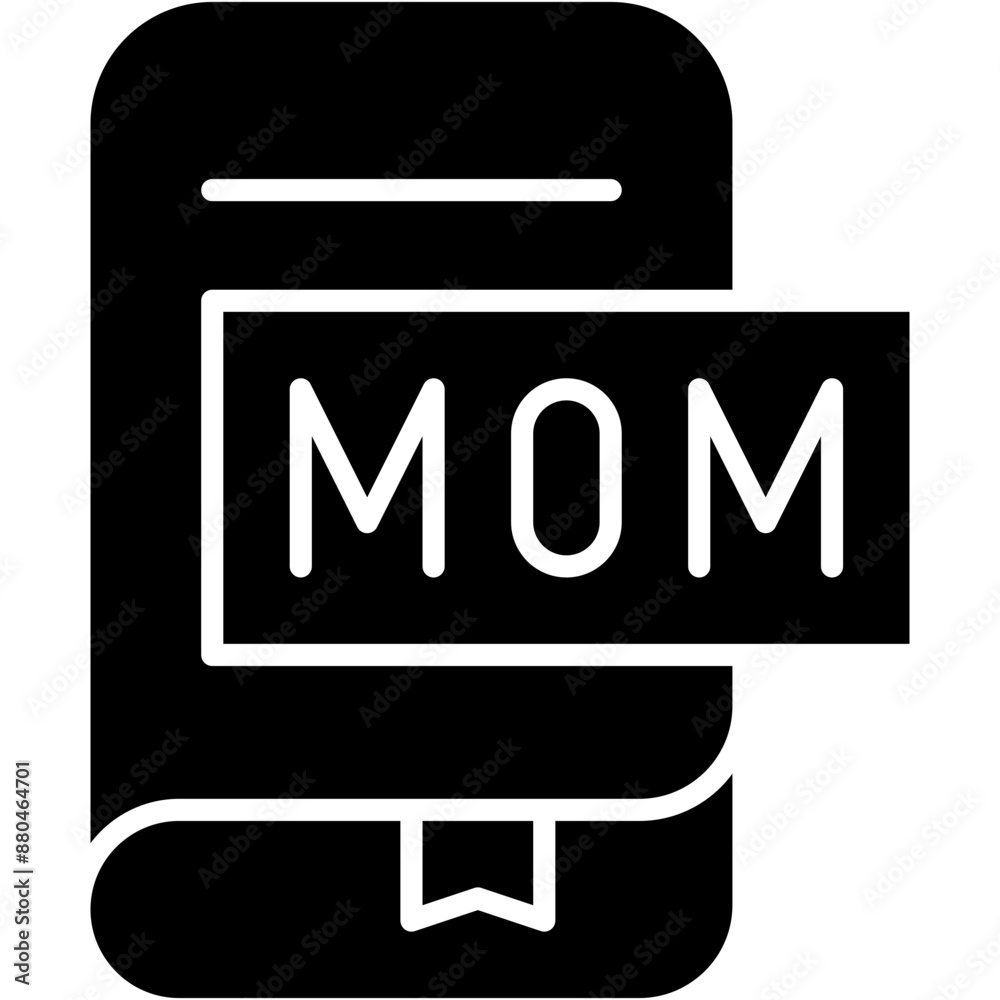Vector Icon book, mom, mothers day, mother, knowledge Vector Icon book, mom, mothers day, mother, knowledge