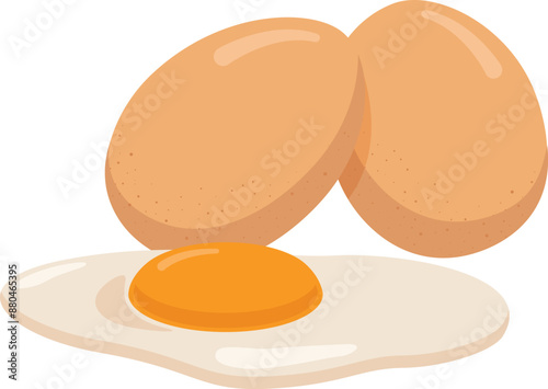 Flat vector Egg EPS