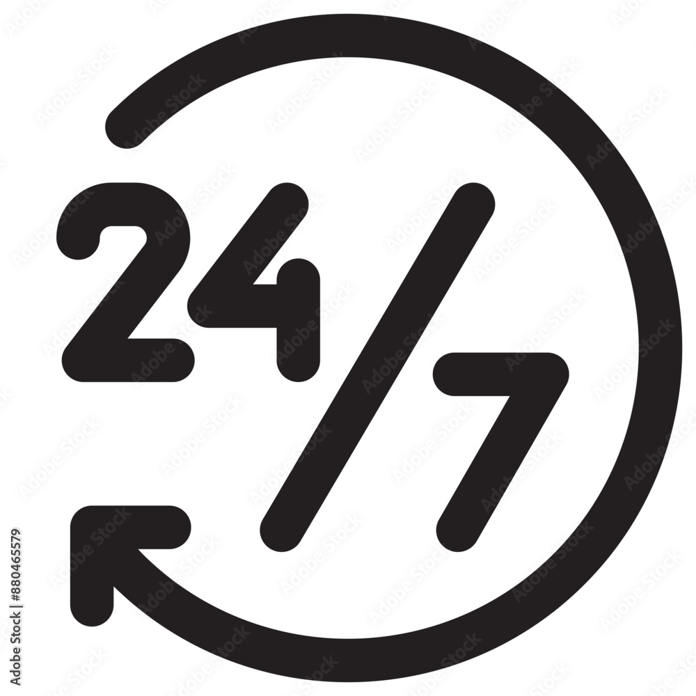 Open 24 Hours Icon Open 24 Hours Icon