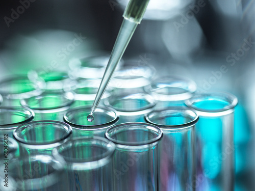 Biotechnology research, conceptual image